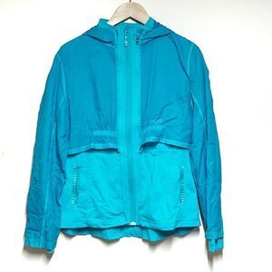 LULULEMON Proactive Convertible 3 in 1 jacket Tourquoise blue Size 12